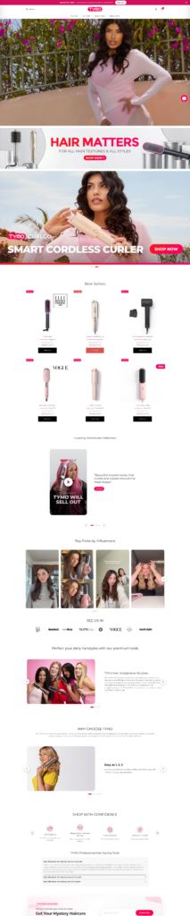 TYMO Beauty Malaysia desktop preview